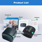 LCD Screen Smart Touch Wrist Blood Pressure Monitor Digital