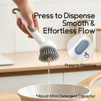Smart Soap Dispensing Dish Brush 360 Functional