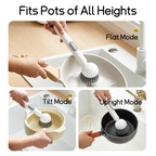 Smart Soap Dispensing Dish Brush 360 Functional