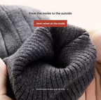 Winter Thermal Knee Warmers Long Leg Sleeves for Pain Relief