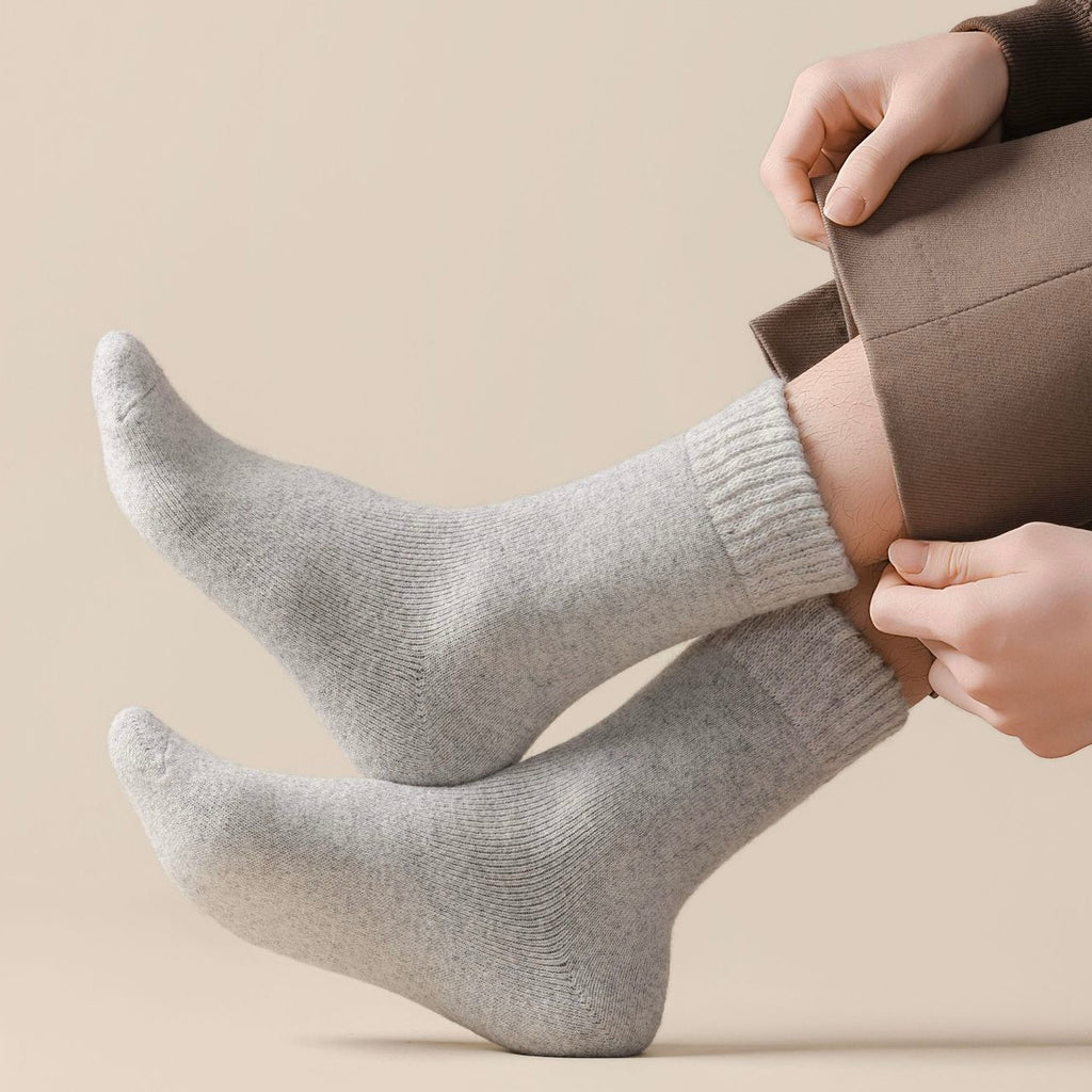 Men's Merino Winter Socks 60% Cotton 40% Wool Socks