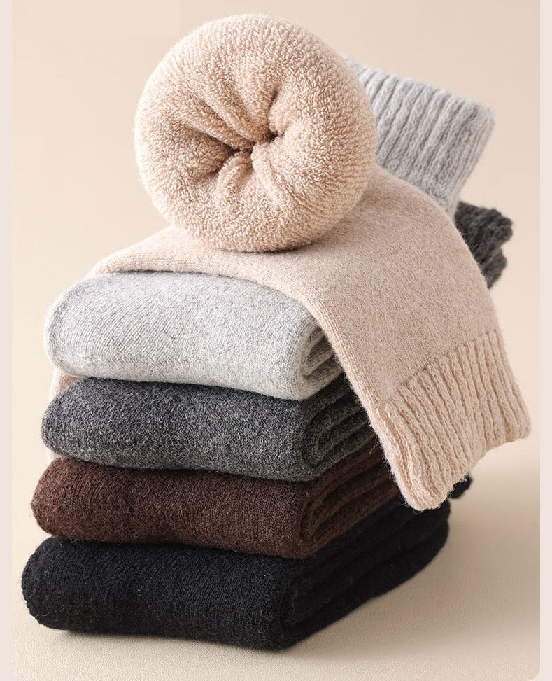 Men's Merino Winter Socks 60% Cotton 40% Wool Socks
