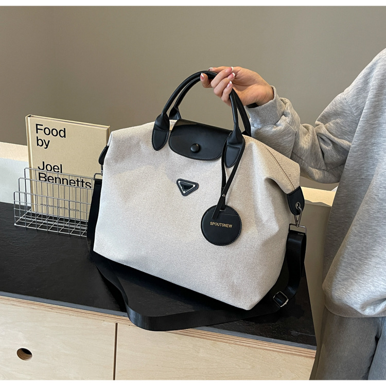 Stylish Large Capacity Canvas Tote Bag - Premium Women's Handbag