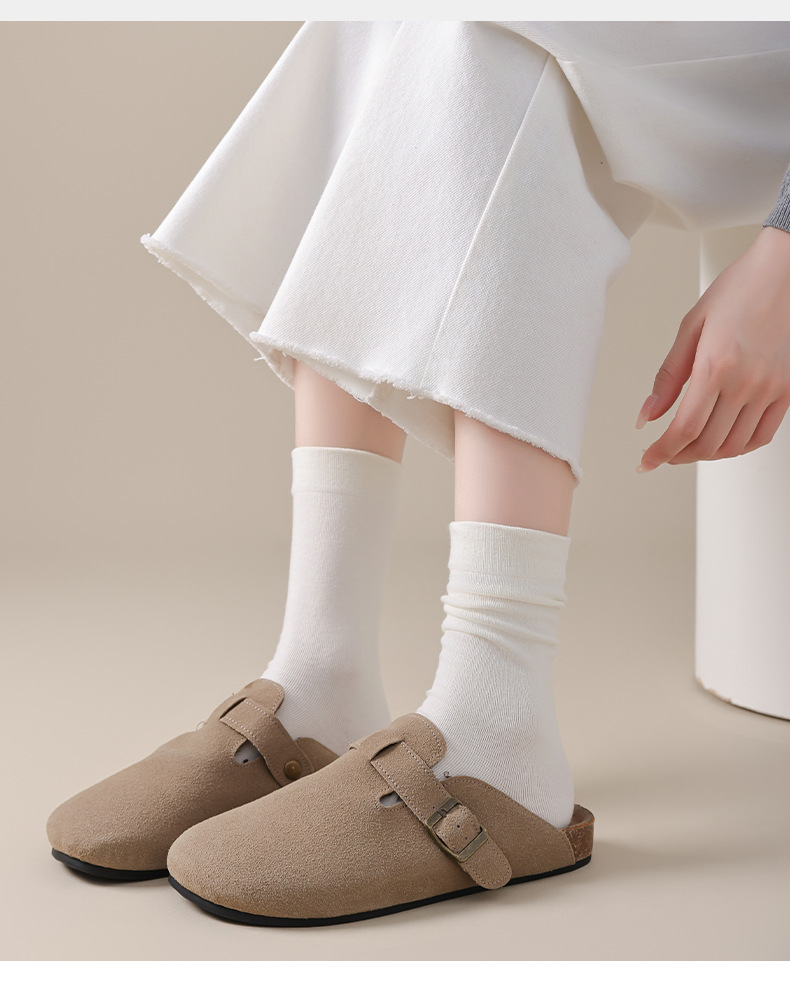 Anti-Odor Antibacterial Combed Cotton Socks for All-Day Comfort