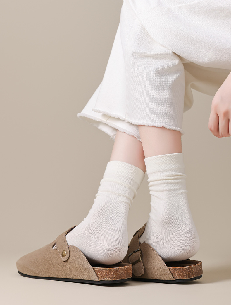Anti-Odor Antibacterial Combed Cotton Socks for All-Day Comfort