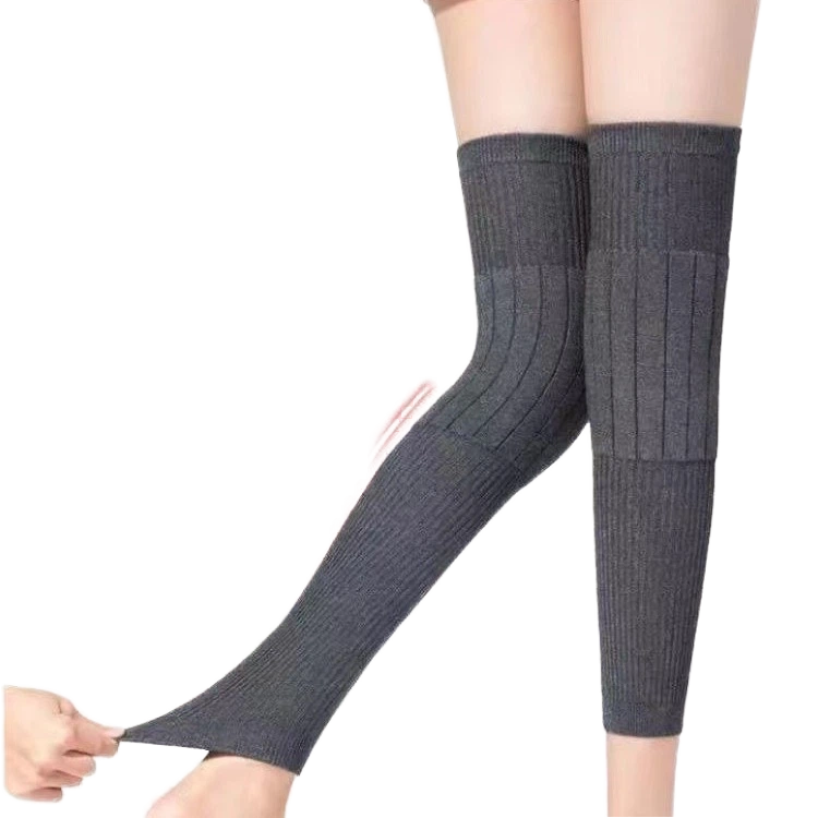 Winter Thermal Knee Warmers Long Leg Sleeves for Pain Relief