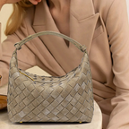 Trendy Woven Underarm Hobo Bag - Premium Braided Handbag for Women