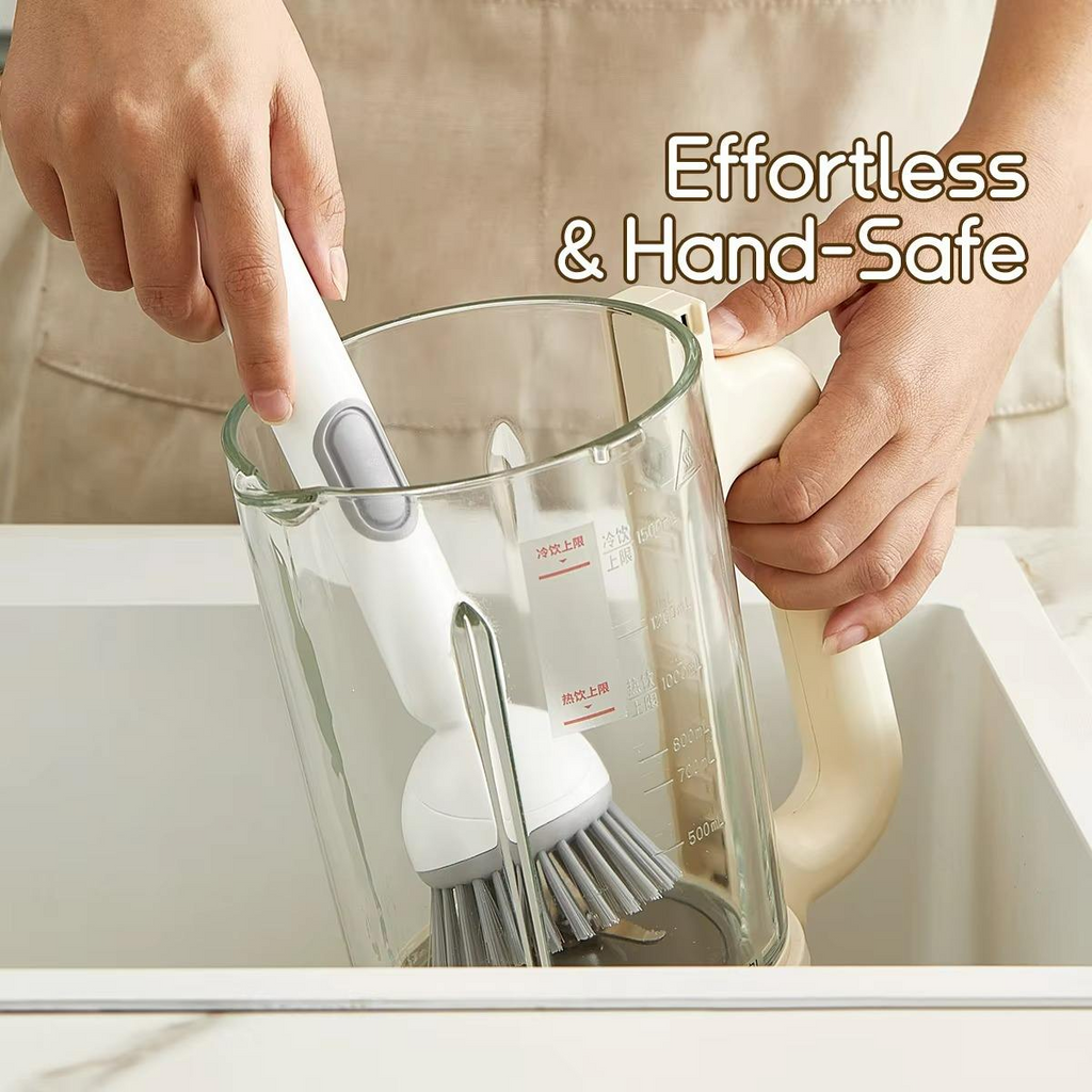 Smart Soap Dispensing Dish Brush 360 Functional