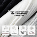 Odor-Free Antibacterial Cotton Socks - Breathable Daily Comfort