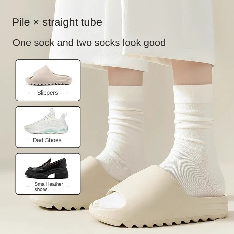 Anti-Odor Antibacterial Combed Cotton Socks for All-Day Comfort