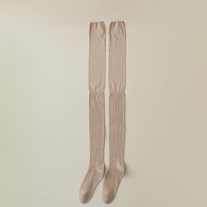 Women’s Long Boot Socks for Autumn & Winter - 100% Cotton