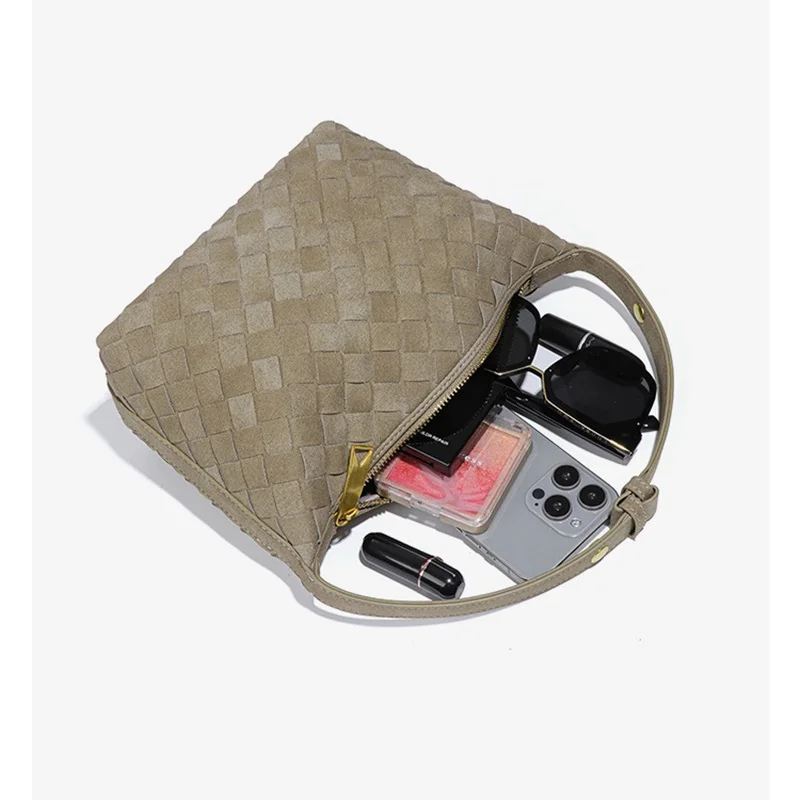 Trendy Woven Underarm Hobo Bag - Premium Braided Handbag for Women