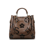 Large Capacity PU Leather Women’s Tote Bag with Multi-Strap Carry & Embossed Design