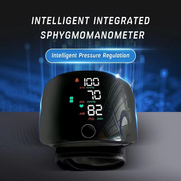 LCD Screen Smart Touch Wrist Blood Pressure Monitor Digital