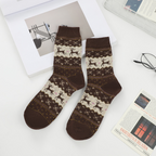 Winter Retro Thick Warm Thermal Business Style Men's Crew Socks – Rabbit Wool Body