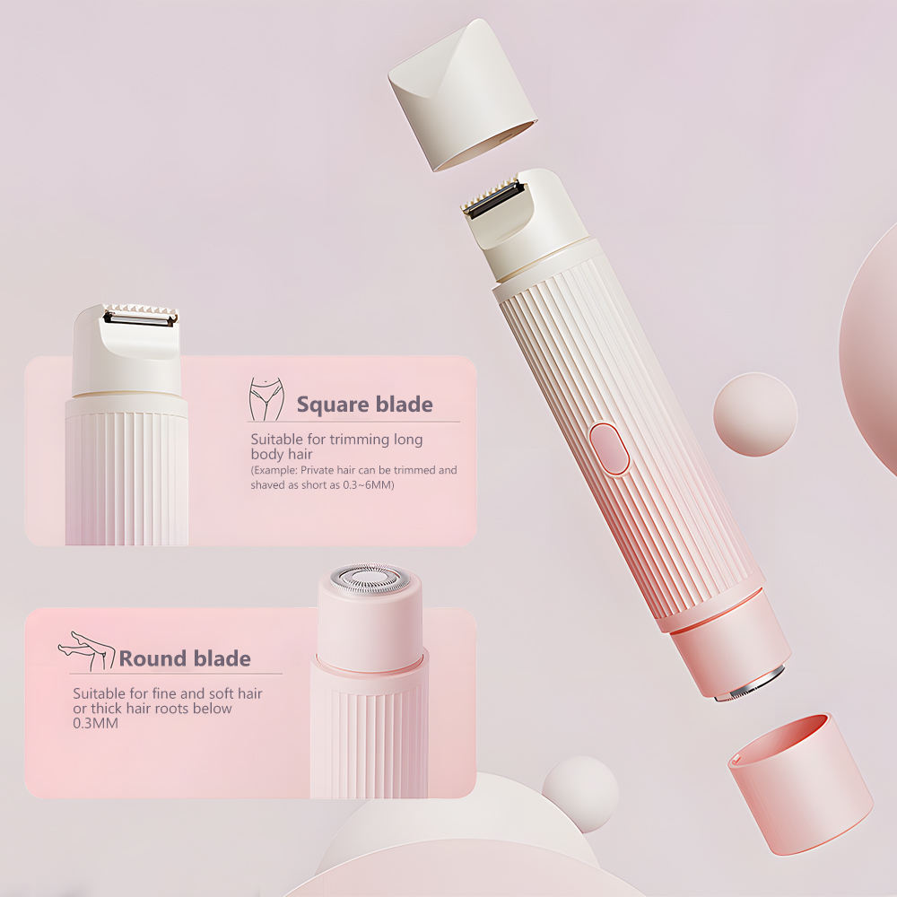 2-in-1 Women’s Private Hair Trimmer – Safe, Gentle Painless