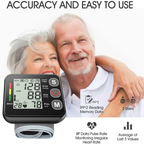 LCD Screen Smart Touch Wrist Blood Pressure Monitor Digital