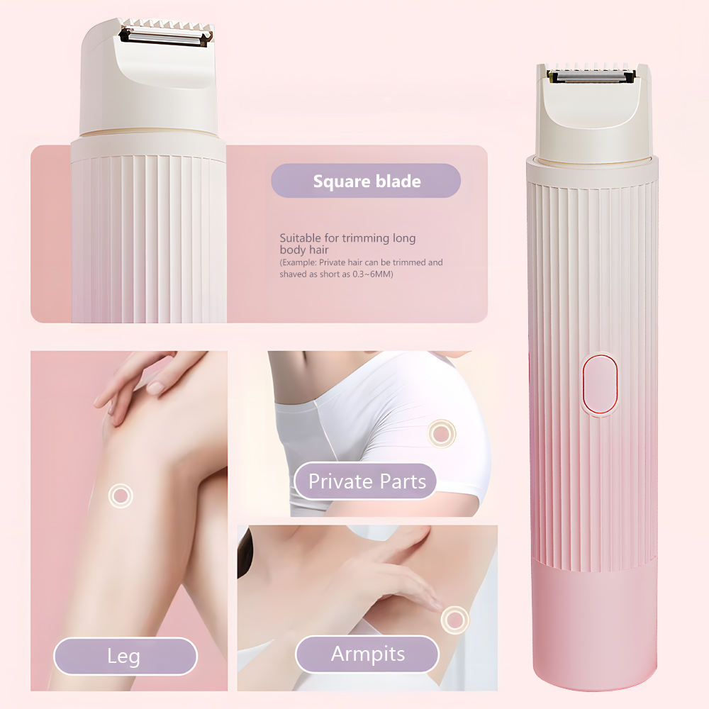 2-in-1 Women’s Private Hair Trimmer – Safe, Gentle Painless