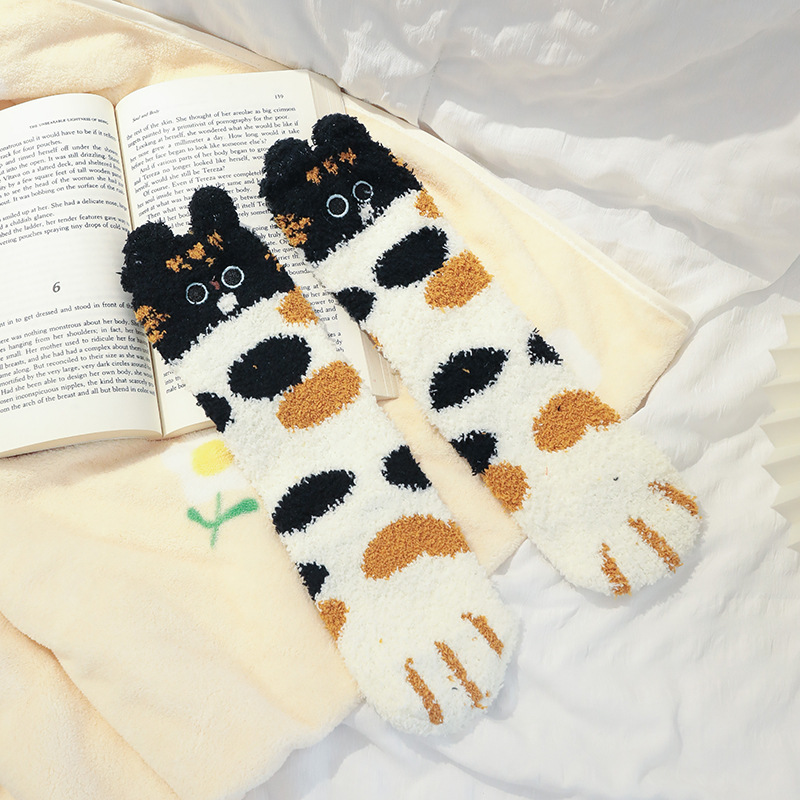 Winter Women's Sock Coral Velvet Extra Thick