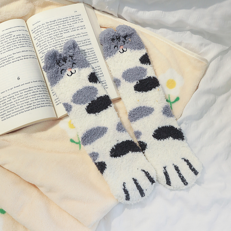 Winter Women's Sock Coral Velvet Extra Thick