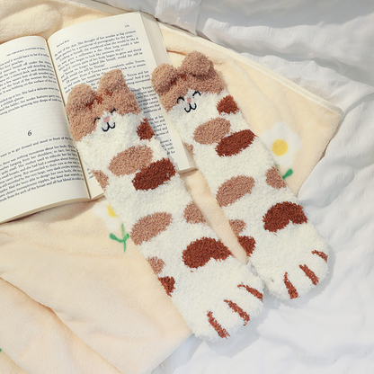 Winter Women's Sock Coral Velvet Extra Thick