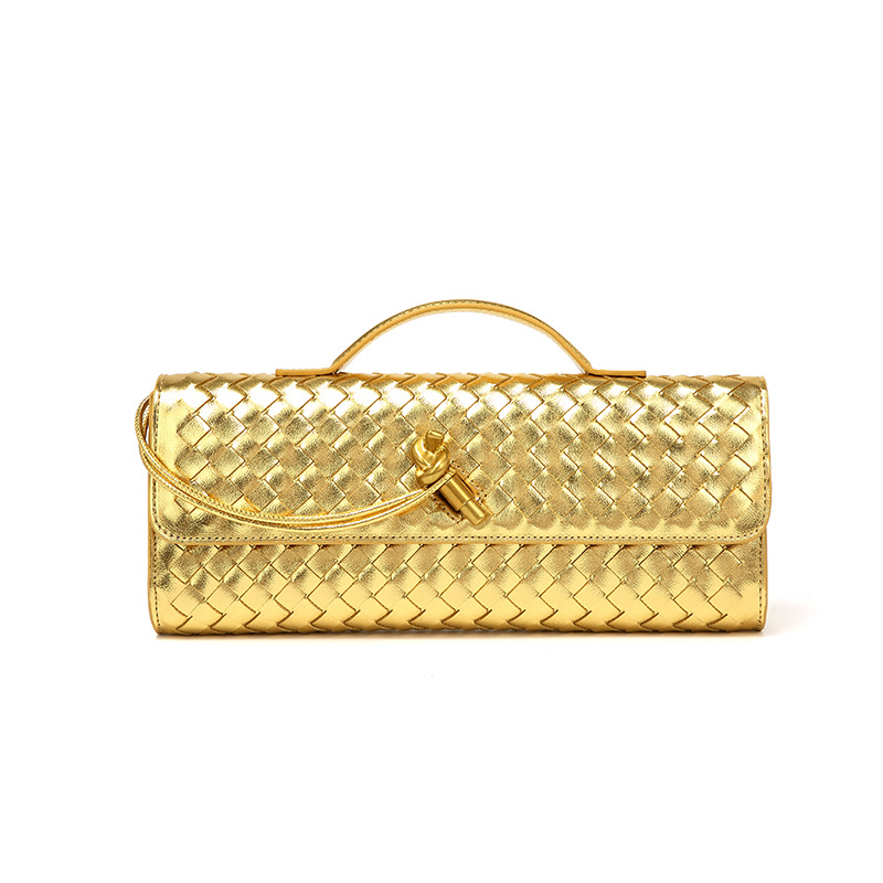 Elegant Woven Crossbody Clutch Bag - Premium Braided Handbag for Women