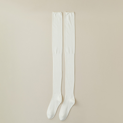 Women’s Long Boot Socks for Autumn & Winter - 100% Cotton