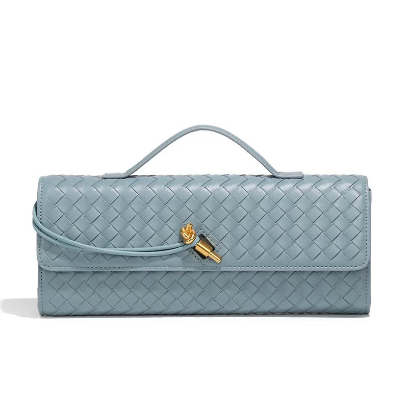 Elegant Woven Crossbody Clutch Bag - Premium Braided Handbag for Women