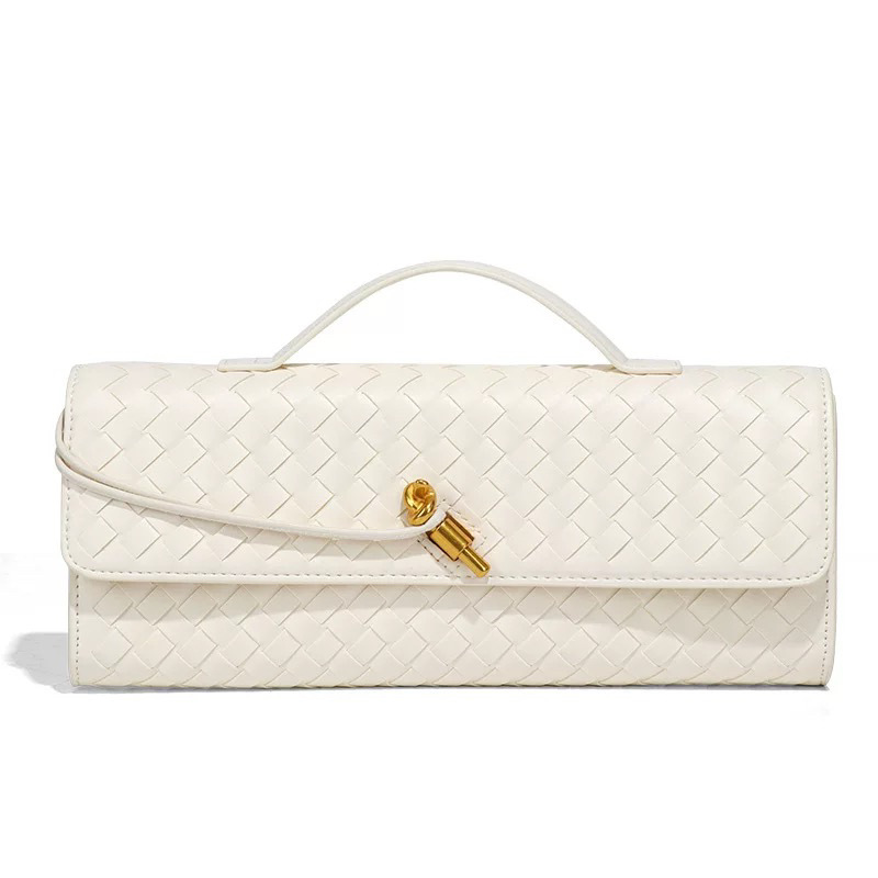 Elegant Woven Crossbody Clutch Bag - Premium Braided Handbag for Women