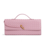 Elegant Woven Crossbody Clutch Bag - Premium Braided Handbag for Women