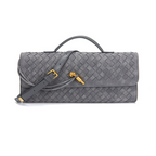 Elegant Woven Crossbody Clutch Bag - Premium Braided Handbag for Women