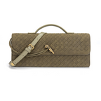 Elegant Woven Crossbody Clutch Bag - Premium Braided Handbag for Women