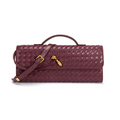Elegant Woven Crossbody Clutch Bag - Premium Braided Handbag for Women