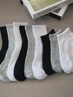 Odor-Free Antibacterial Cotton Socks - Breathable Daily Comfort