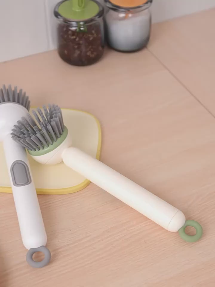 Smart Soap Dispensing Dish Brush 360 Functional