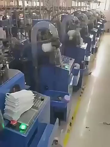 Trendy Green & White Cotton Socks