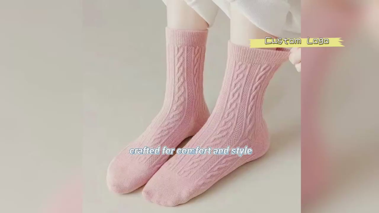 Premium Festive Red Socks 4-Pair Gift Box for Women