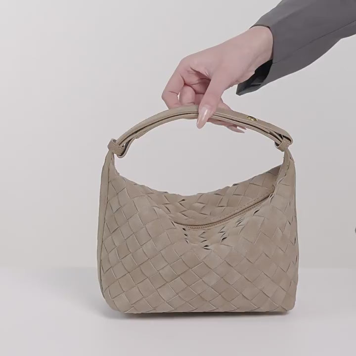 Trendy Woven Underarm Hobo Bag - Premium Braided Handbag for Women